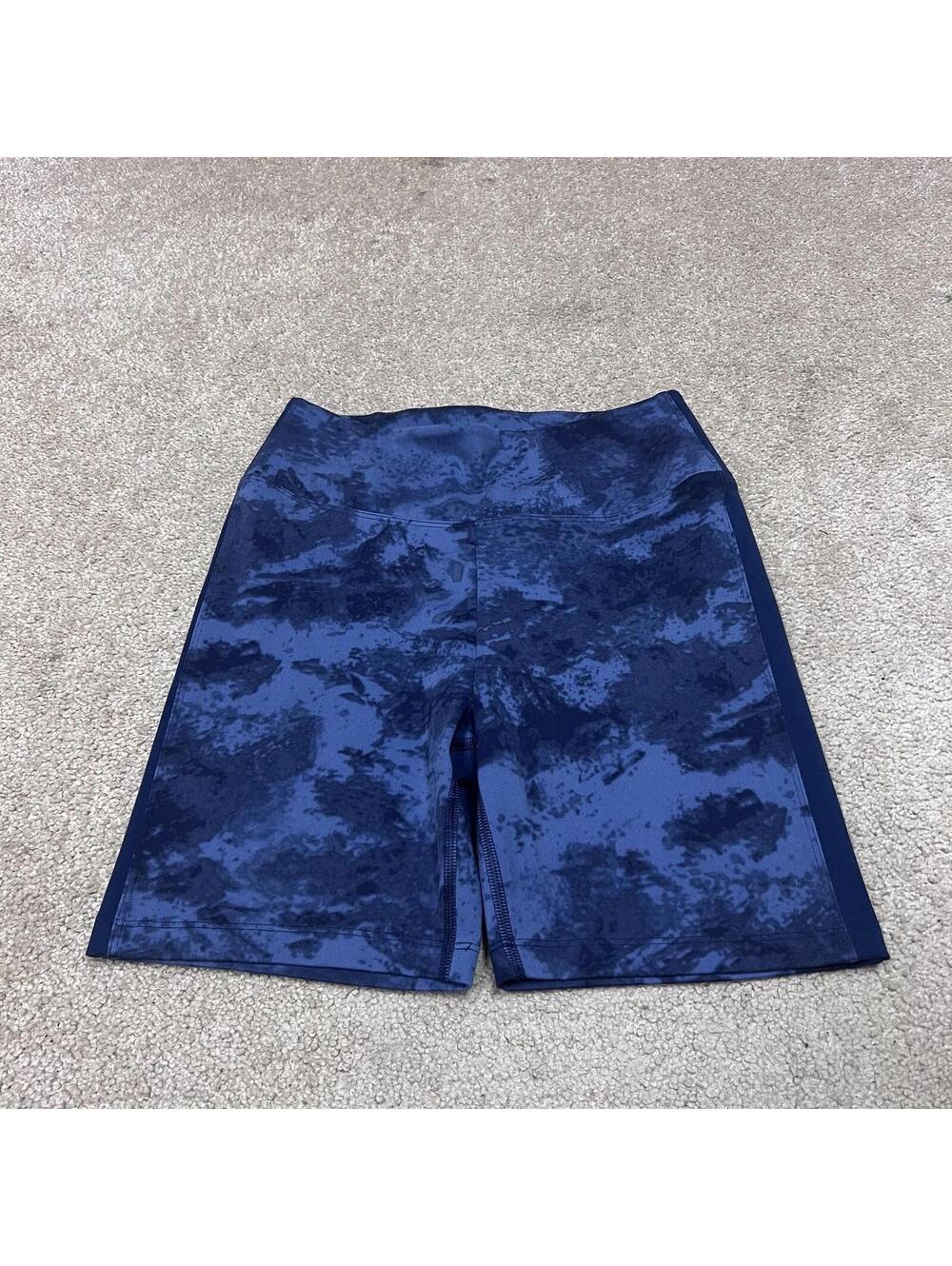 Victoria’s Secret PINK Active Biker Shorts Blue Pull On Women’s Size Small - Picture 5 of 9